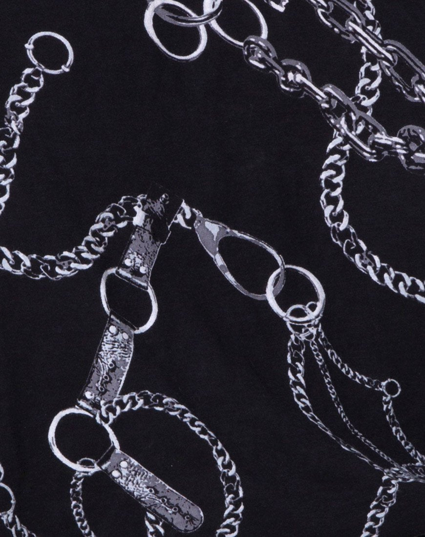 Imagen de Sunny Kiss Oversize Tee in Chain