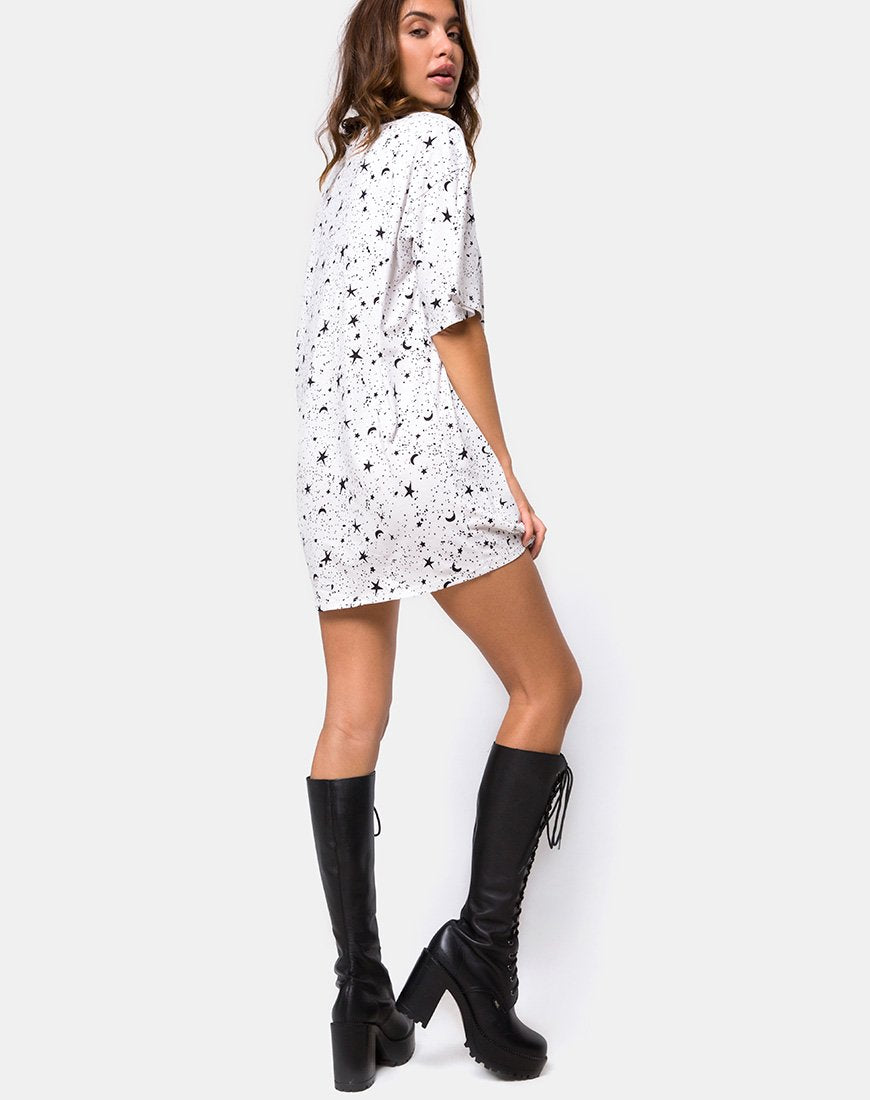 Camiseta Sunny Kiss en blanco cosmo
