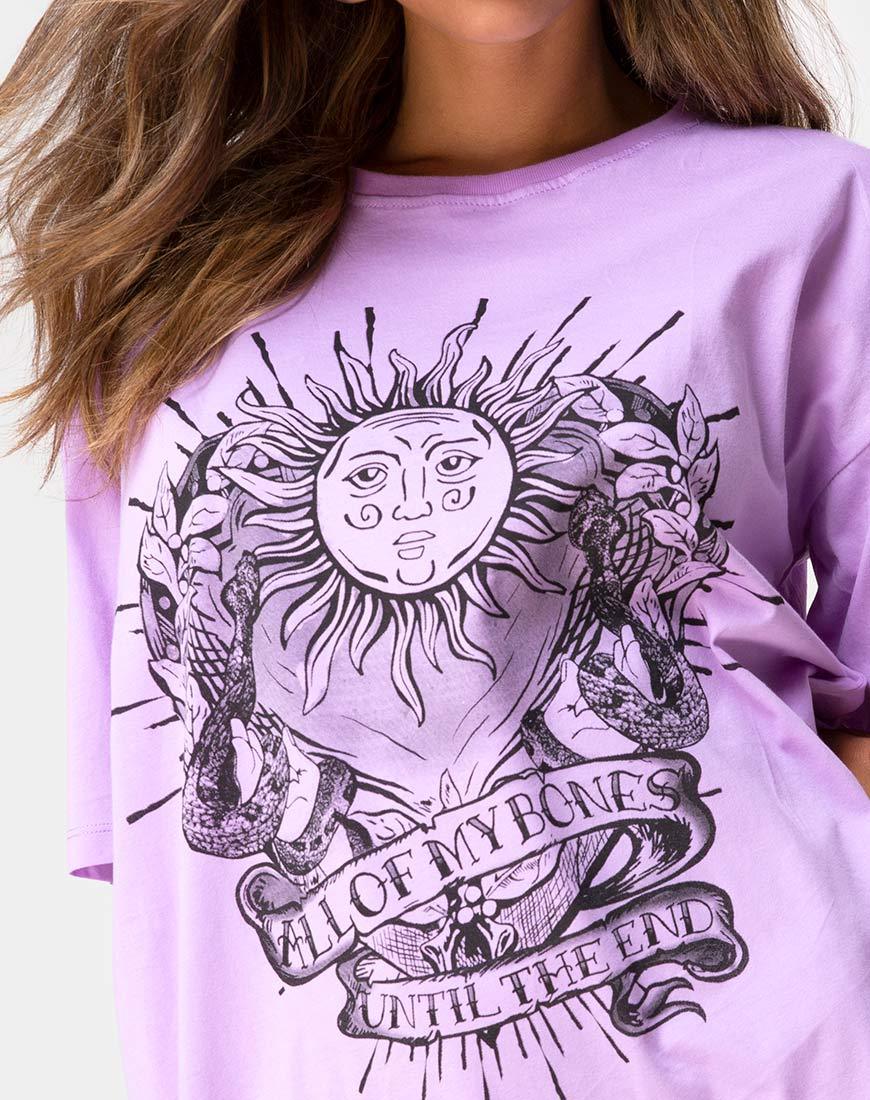Imagen de Sunny Kiss Tee in Lilac All of My Bones