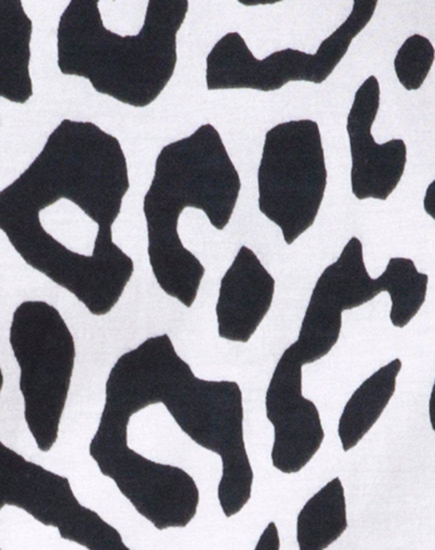 Imagen de Sunny Kiss Tee in Mono Animal Grey and White