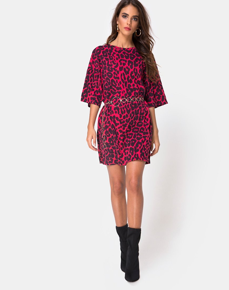 Imagen de Sunny Kiss Tee in Oversize Jaguar Red
