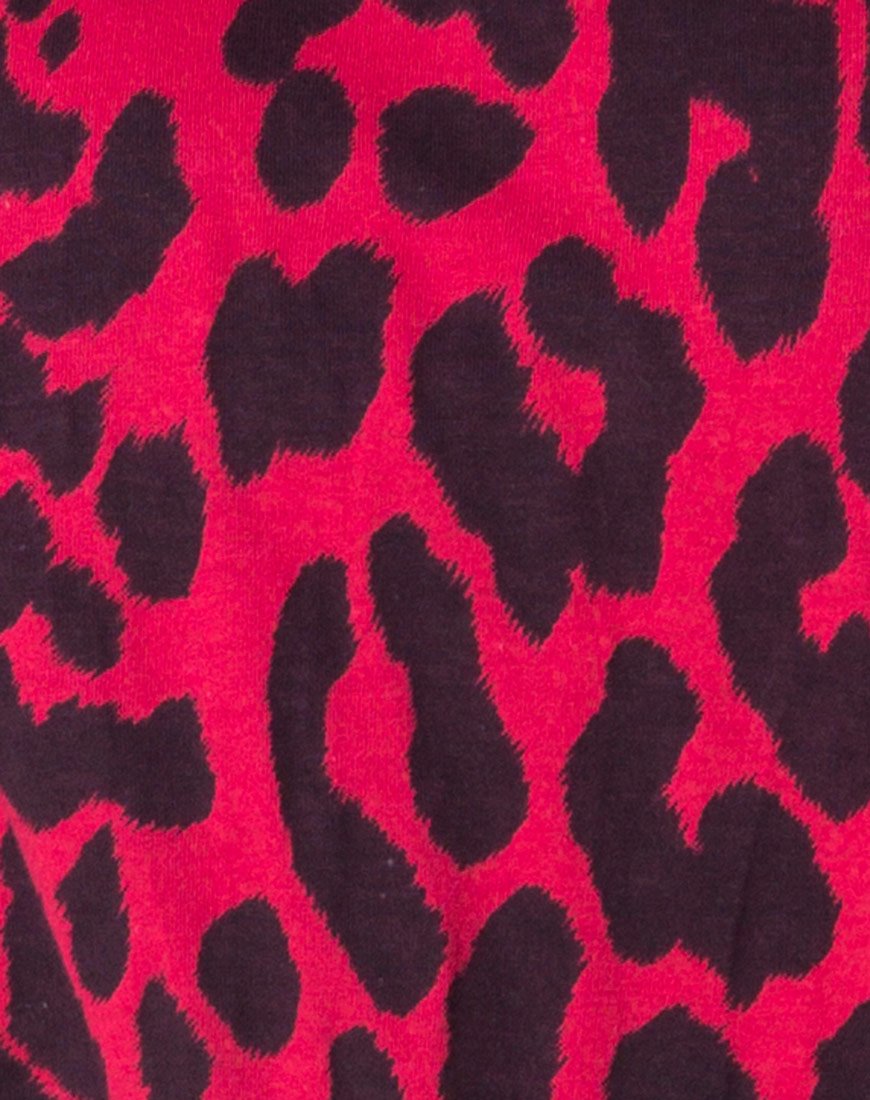Imagen de Sunny Kiss Tee in Oversize Jaguar Red