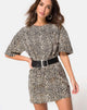 Imagen de Sunny Kiss Oversize Tee in Rar Leopard