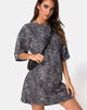 Imagen de Sunny Kiss Tee in Rar Leopard Grey