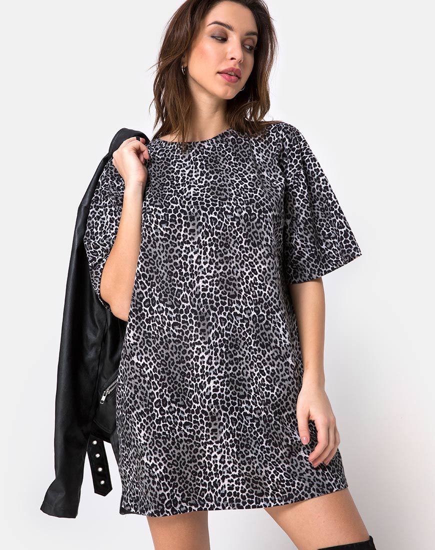 Imagen de Sunny Kiss Tee in Rar Leopard Grey