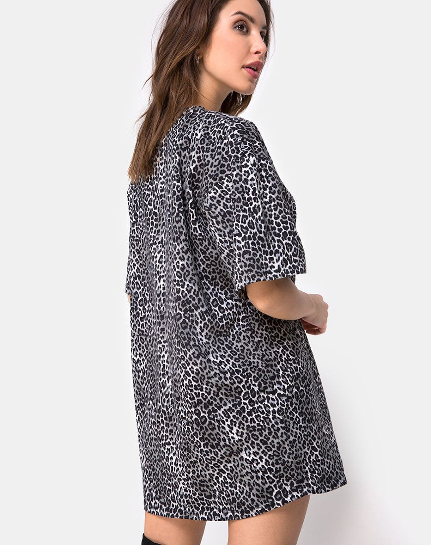 Imagen de Sunny Kiss Tee in Rar Leopard Grey