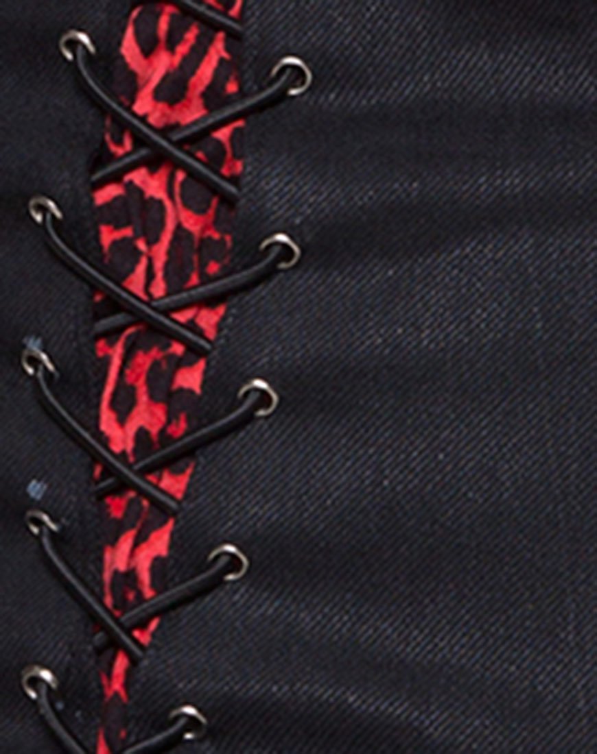 Imagen de Sunny Kiss Oversize Tee in Coloured Animal Red