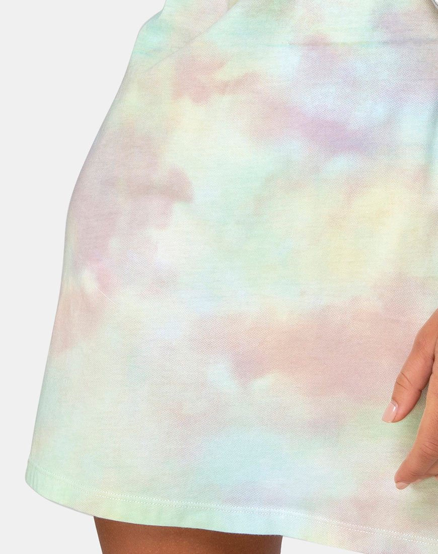 Imagen de Sunny Kiss Tee Dress in Pastel Tie Dye