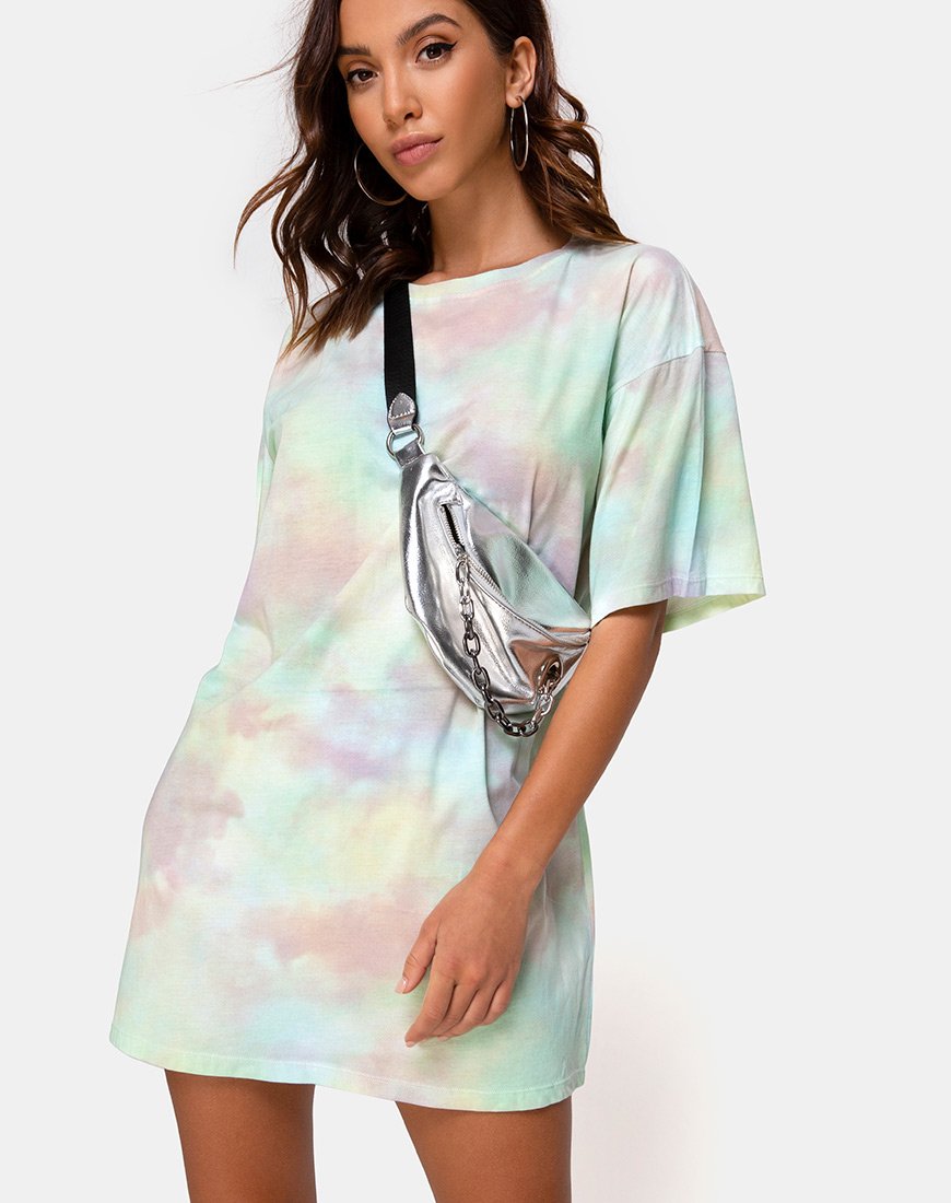 Vestido Sunny Kiss Tee en Tie Dye pastel