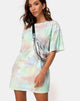 Imagen de Sunny Kiss Tee Dress in Pastel Tie Dye
