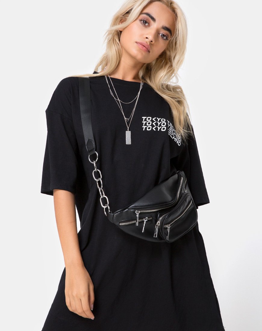 Camiseta oversize Sunny Kiss en Tokio Techno
