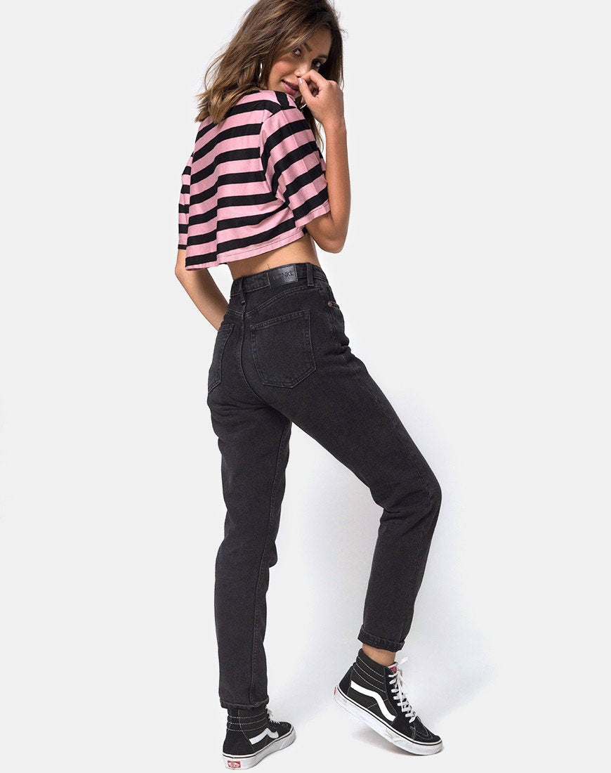 Imagen de Super Cropped Tee in Campbell Stripe