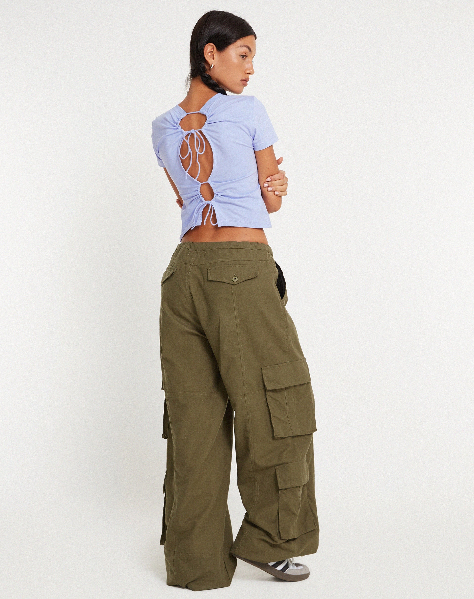 imagen de Surtie Crop Top en Lila Pastel