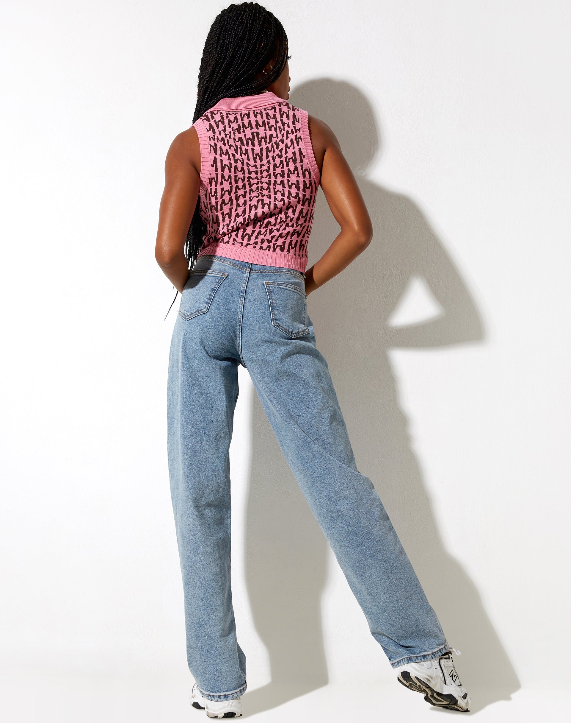 Imagen de Syafa Tank Top en Wavey M Rosa