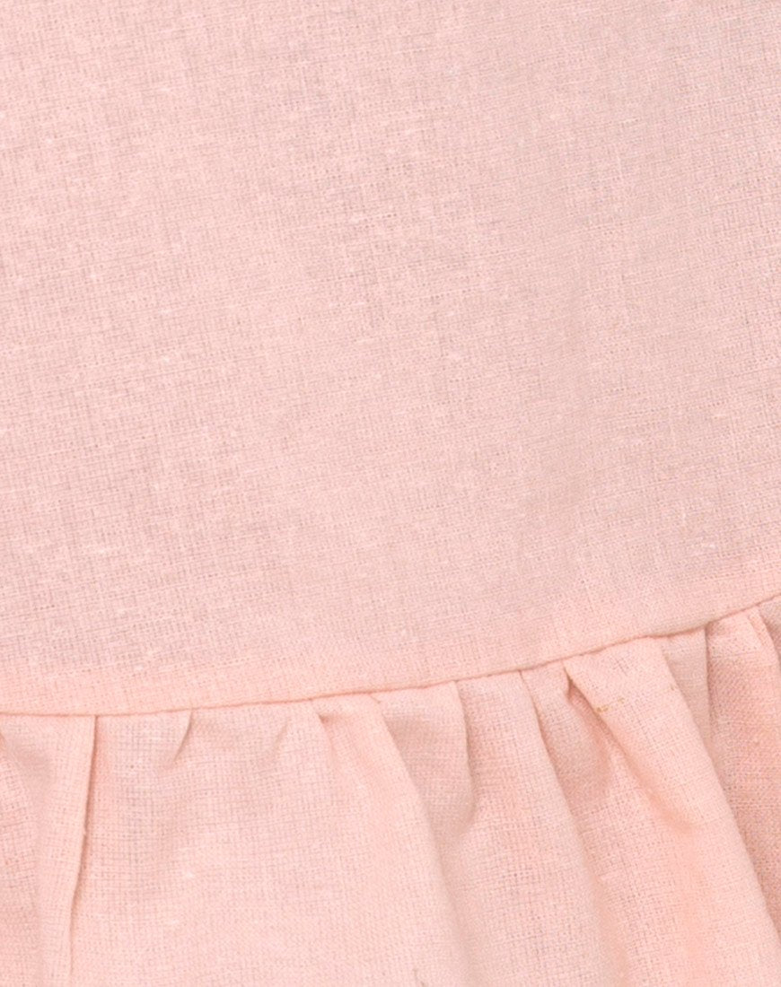 Imagen del vestido Syami en melocotón