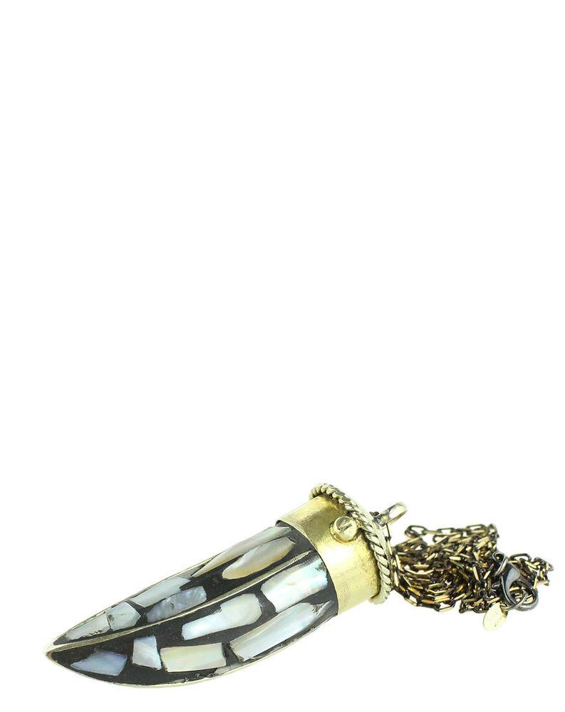 Comprar Collar Dixi Sunrise Pearl Tusk de latón