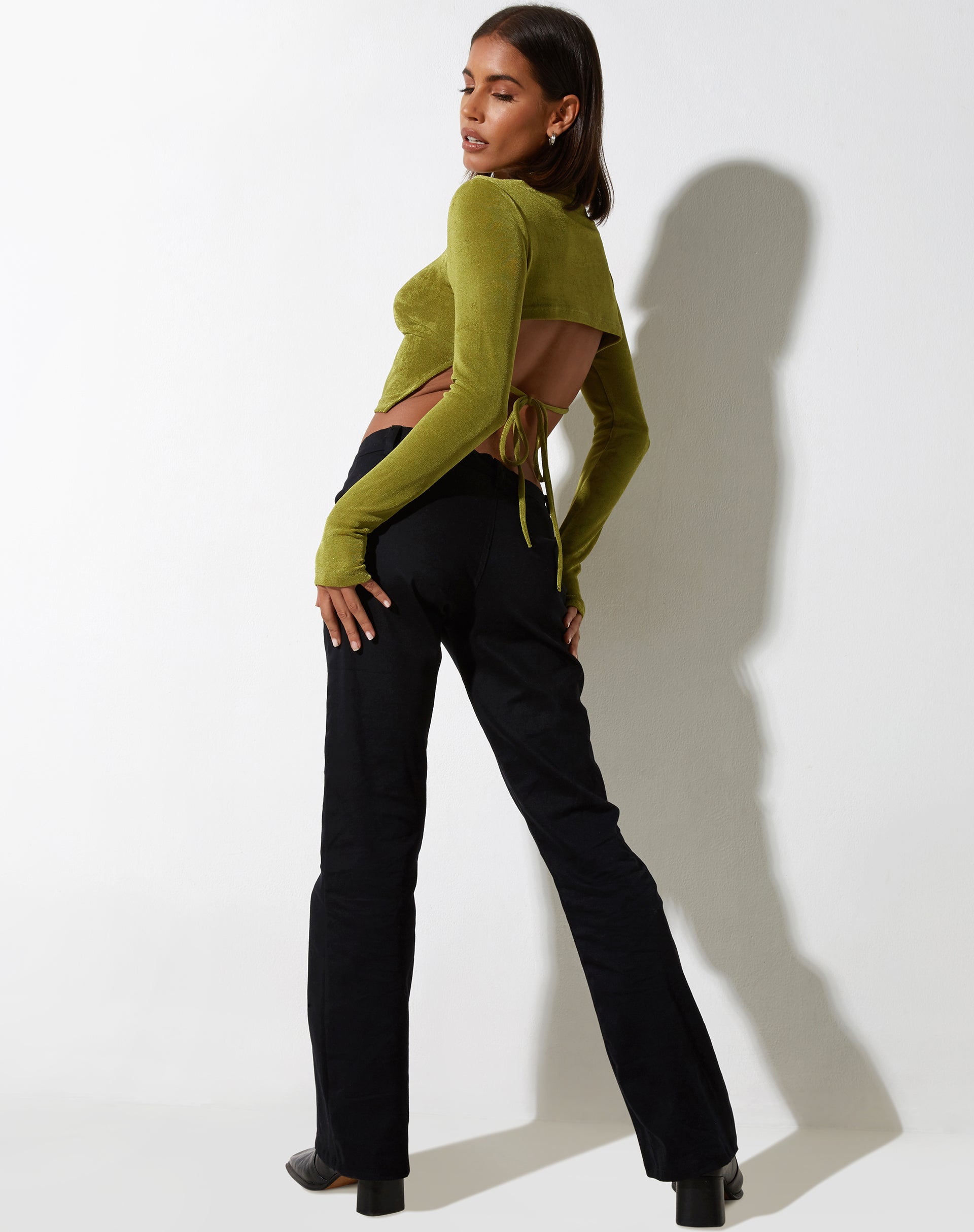 imagen de Tadita Crop Top en Crepe Lima