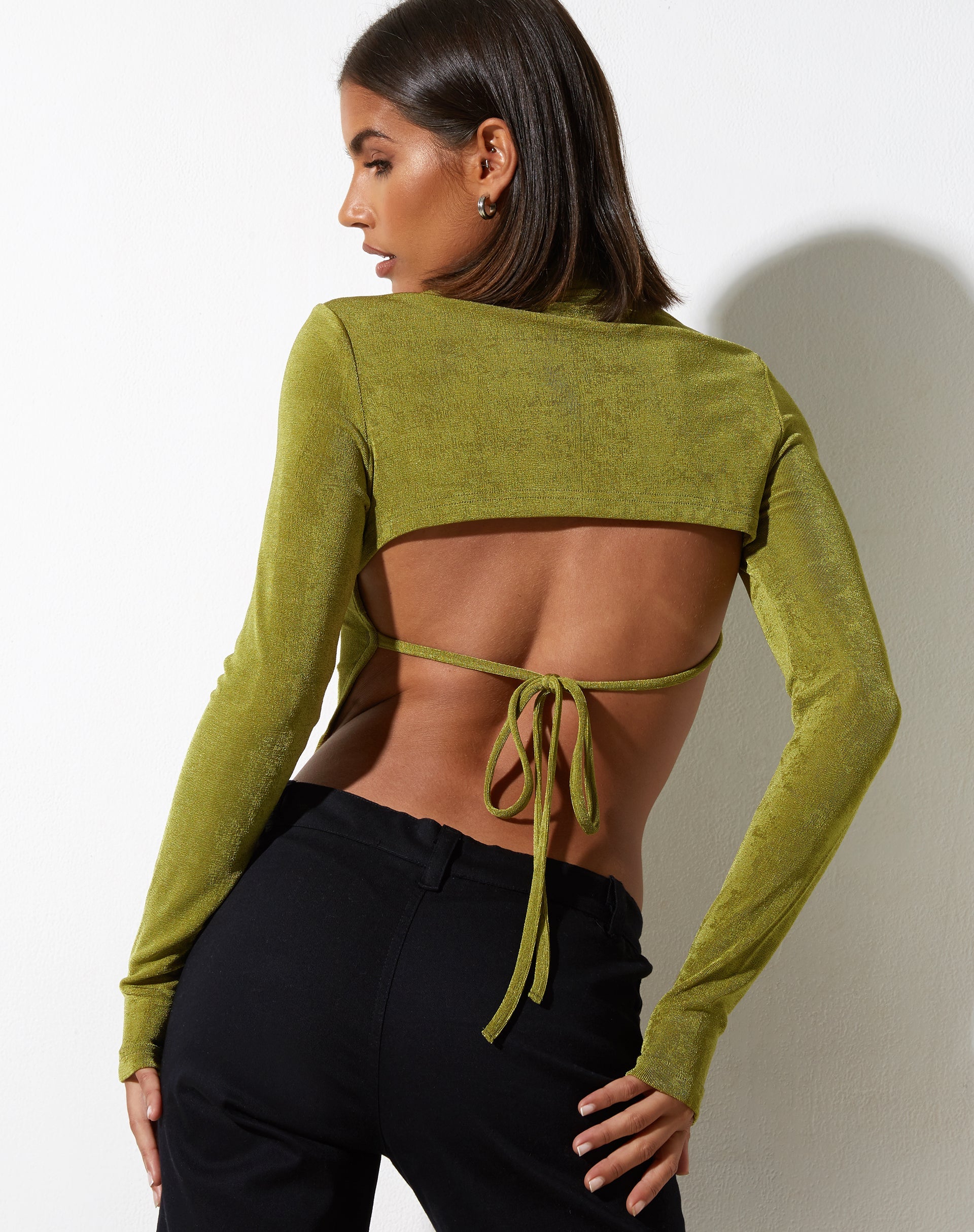 imagen de Tadita Crop Top en Crepe Lima