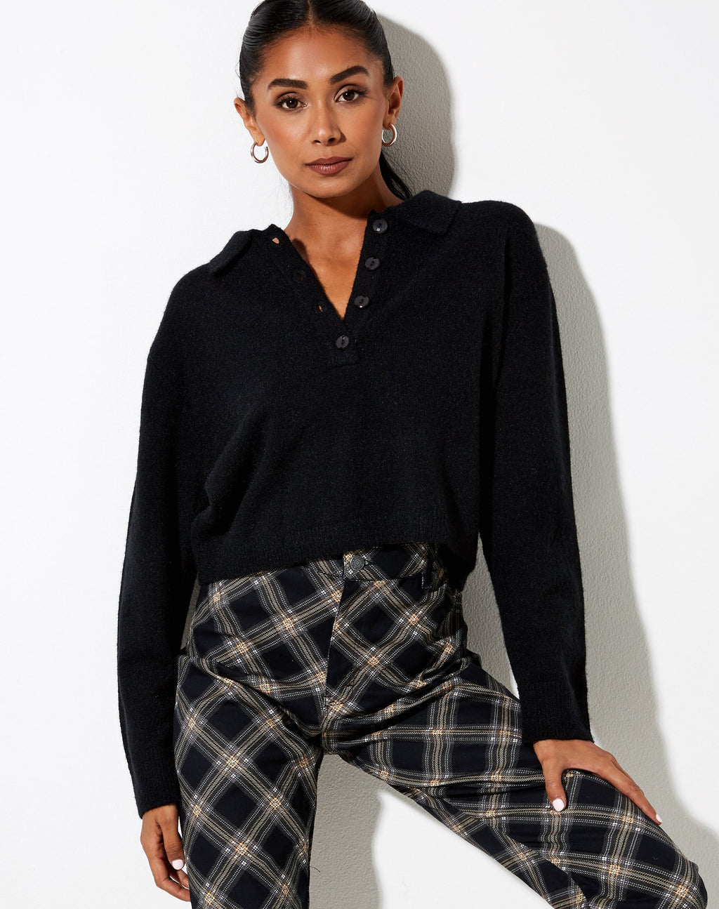 Jersey Tallis de punto negro