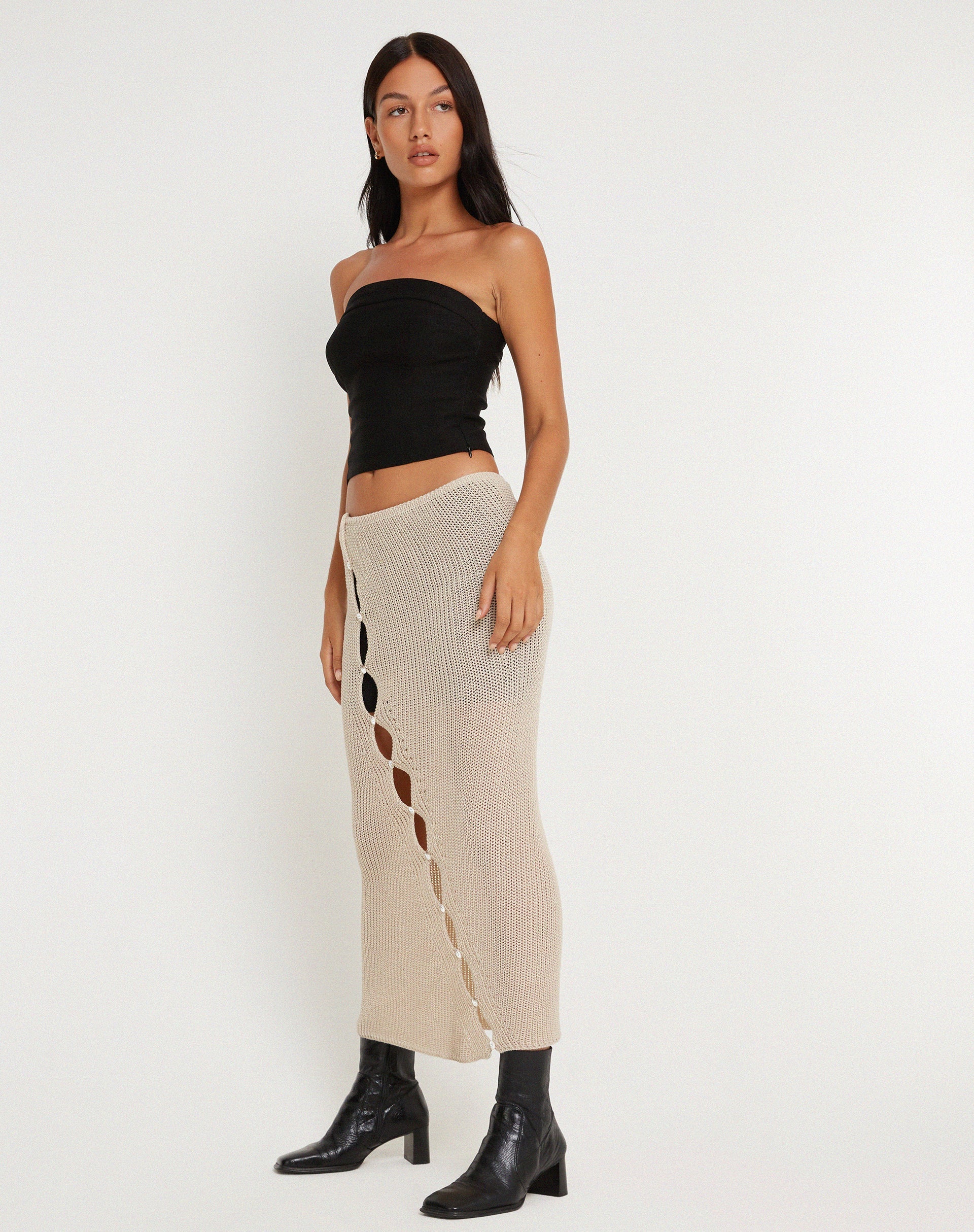 imagen de Tanika Maxi Skirt en Natural