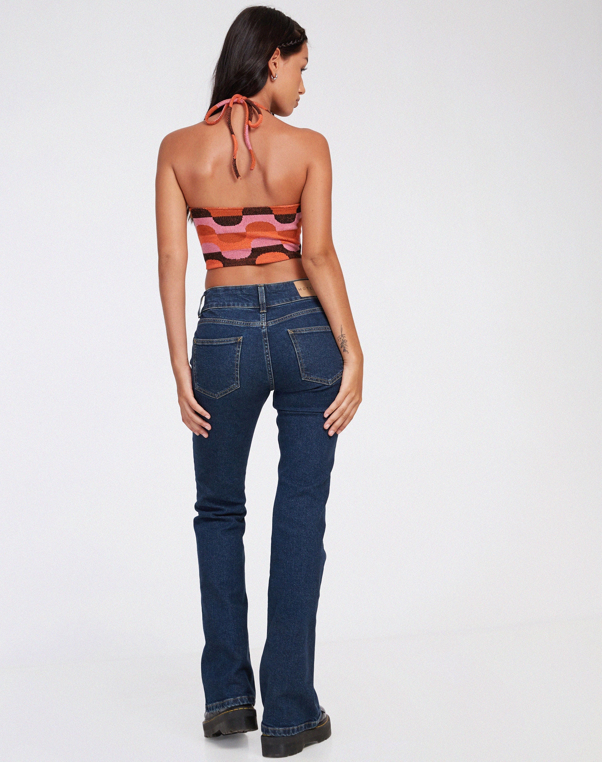 imagen de Tavi Crop Top en Abstract Art Pink