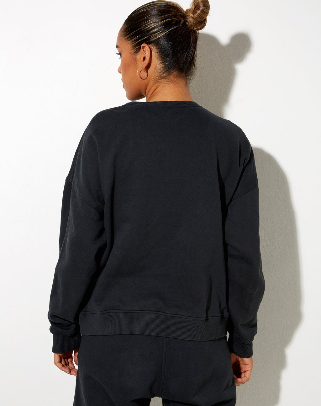 Sudadera Ted en negro vintage Bittersweet