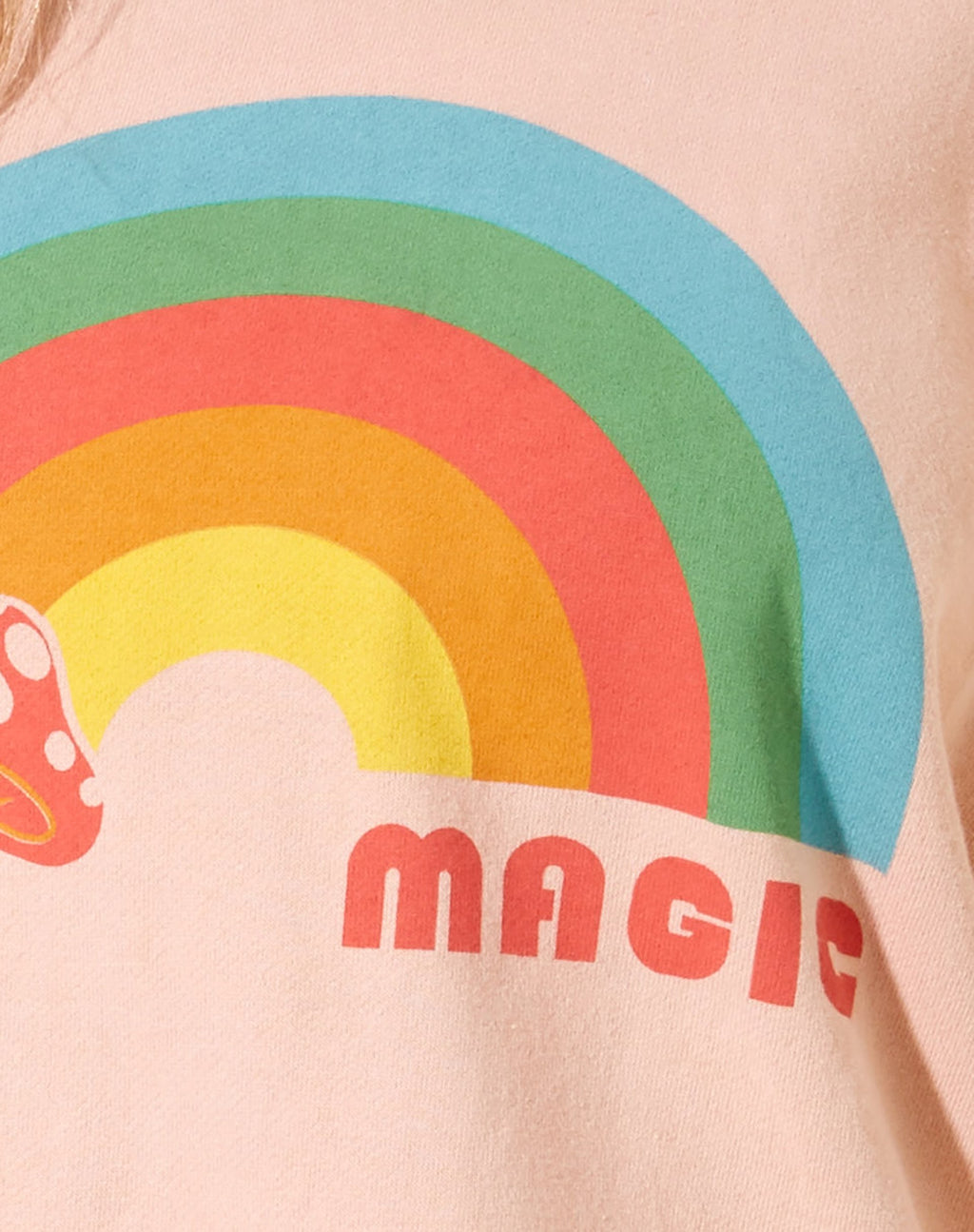 Sudadera Ted en Wash Out Peach Mushroom
