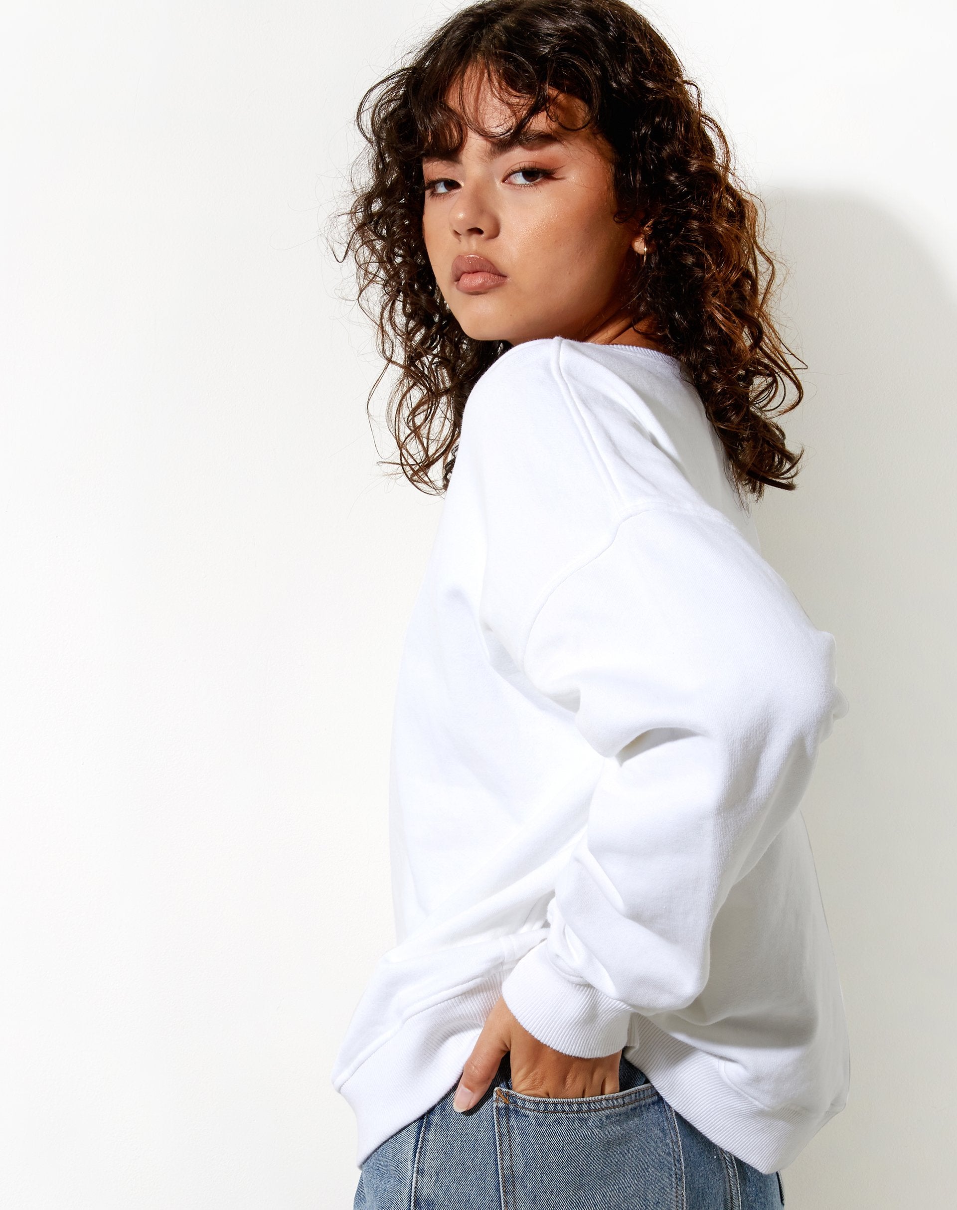 Imagen de sudadera Ted en blanco Thank You Have A Nice Day Embro