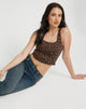 Imagen de Teisa Crop Top Marrón Leopardo Daze