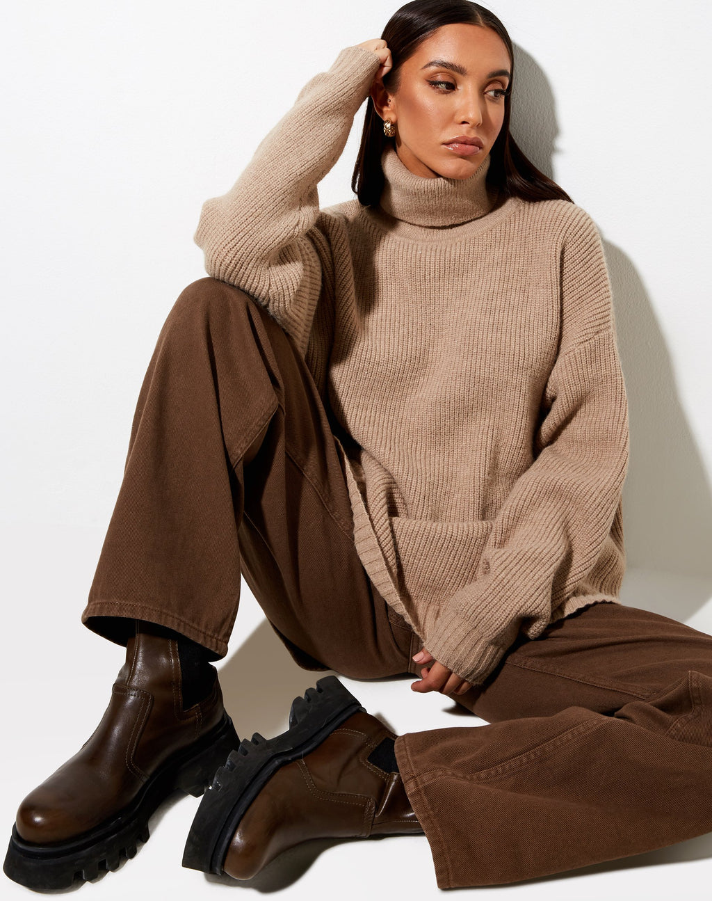 Jersey Thach en gris beige