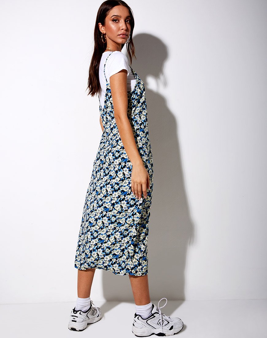 Imagen del vestido Theda Midi en azul aster