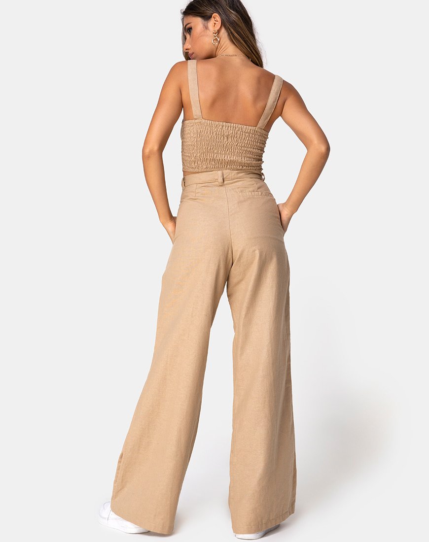 Imagen del pantalón Tanira de color topo