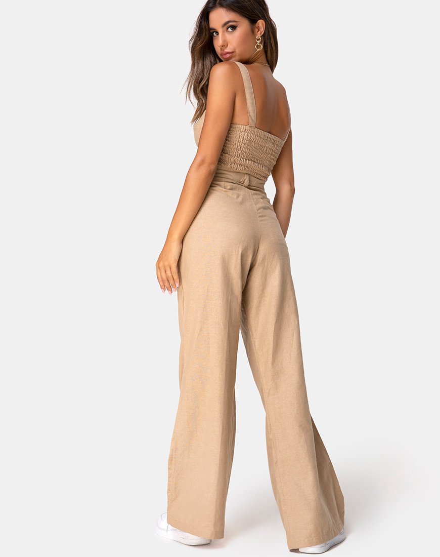 Imagen del pantalón Tanira de color topo