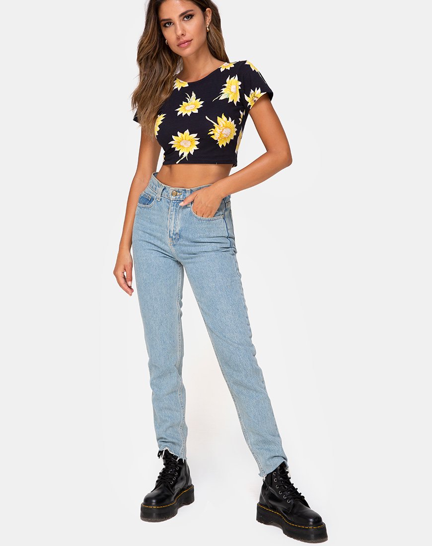 Imagen de Tindy Crop Top en Sunny Days Negro