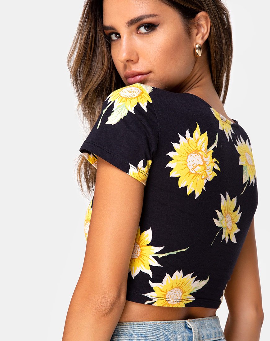 Imagen de Tindy Crop Top en Sunny Days Negro