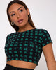 Tindy Top en Negro Encanto Oculto
