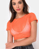 Imagen de Tindy Crop Top en Red Cristal Naranja
