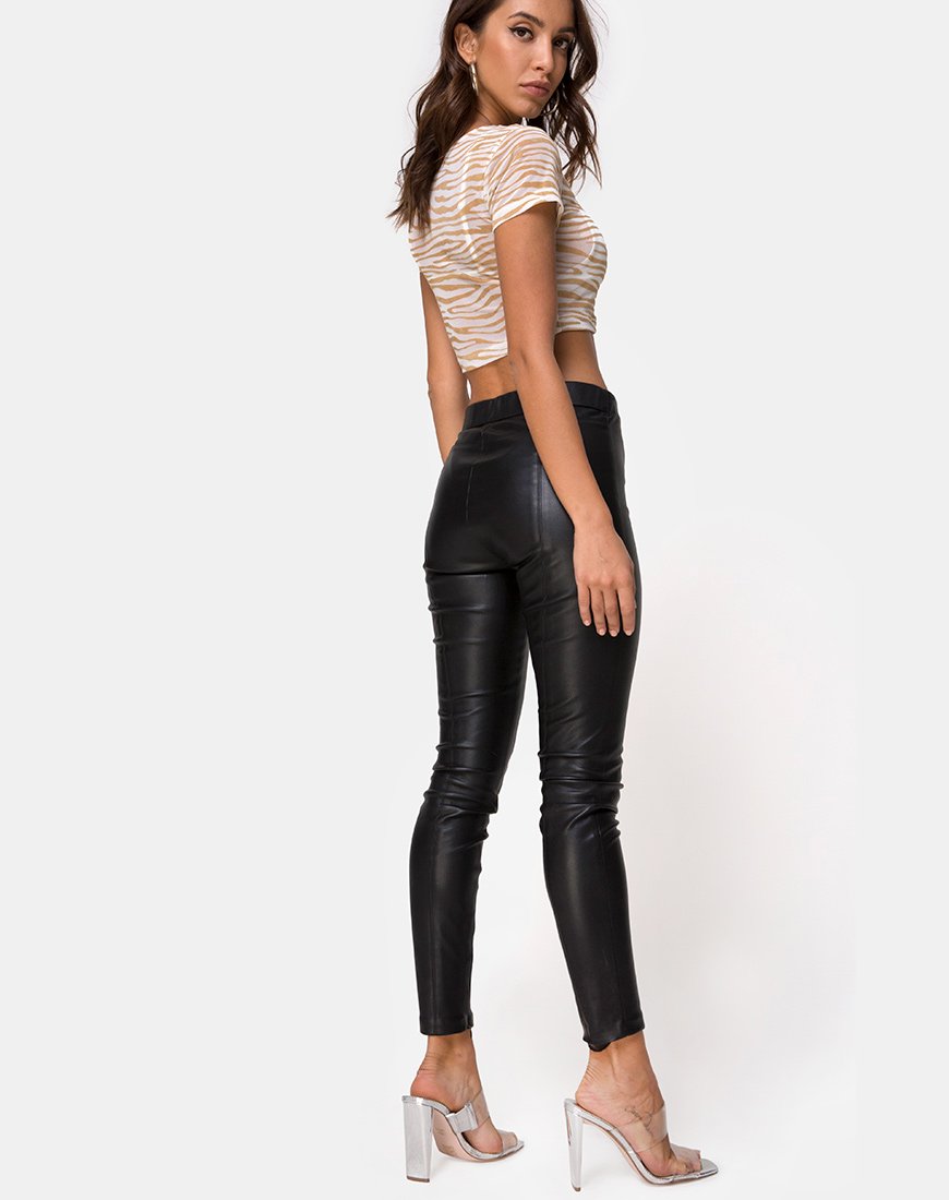 Imagen de Tindy Top en Red Tan Cream Zebra