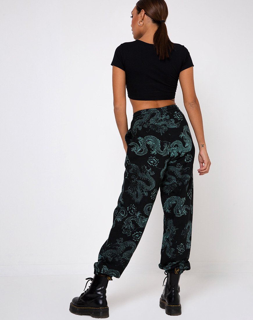 Imagen de Tindy Top Colocación Flor de Dragón Negro y Menta