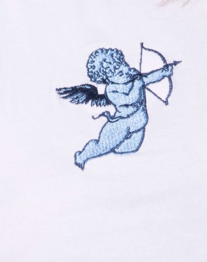 Imagen de Tindy Crop Top en blanco Cupido Embro