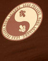 Yin y Yang marrón cacao
