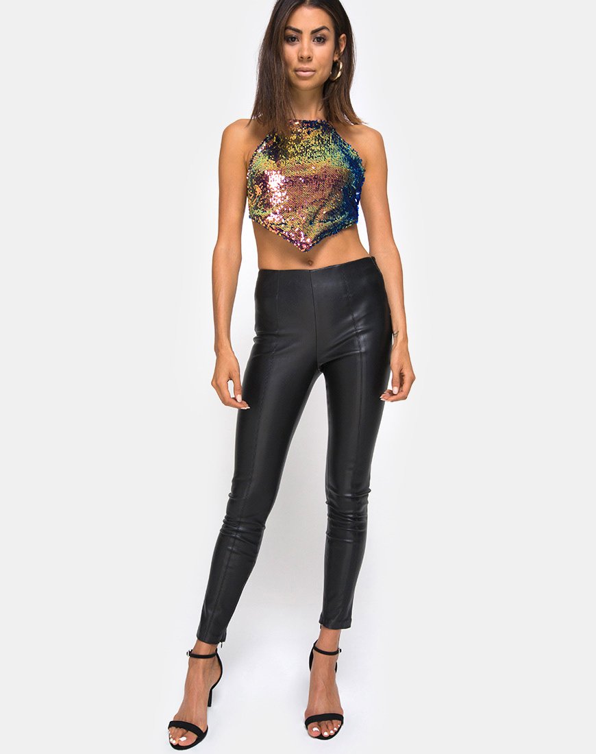Imagen de Tini Crop Top de lentejuelas Fruta del dragón