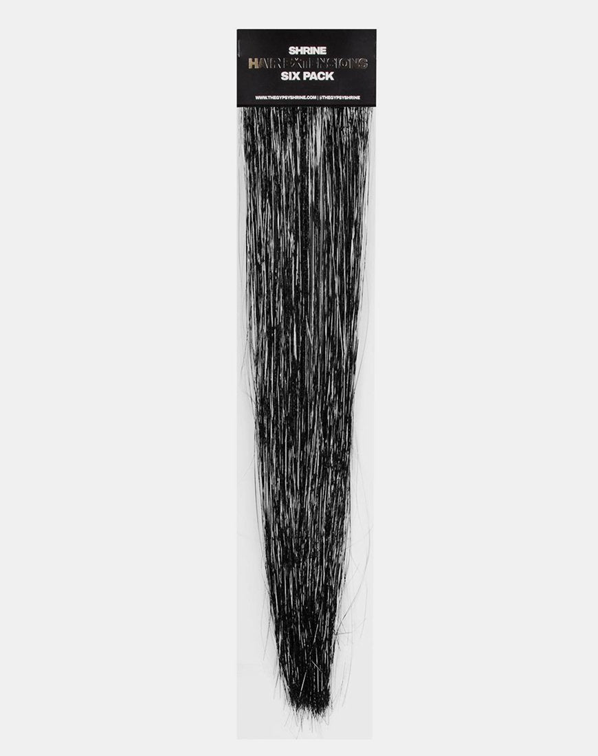Extensión de pelo Black Tinsel de Shrine