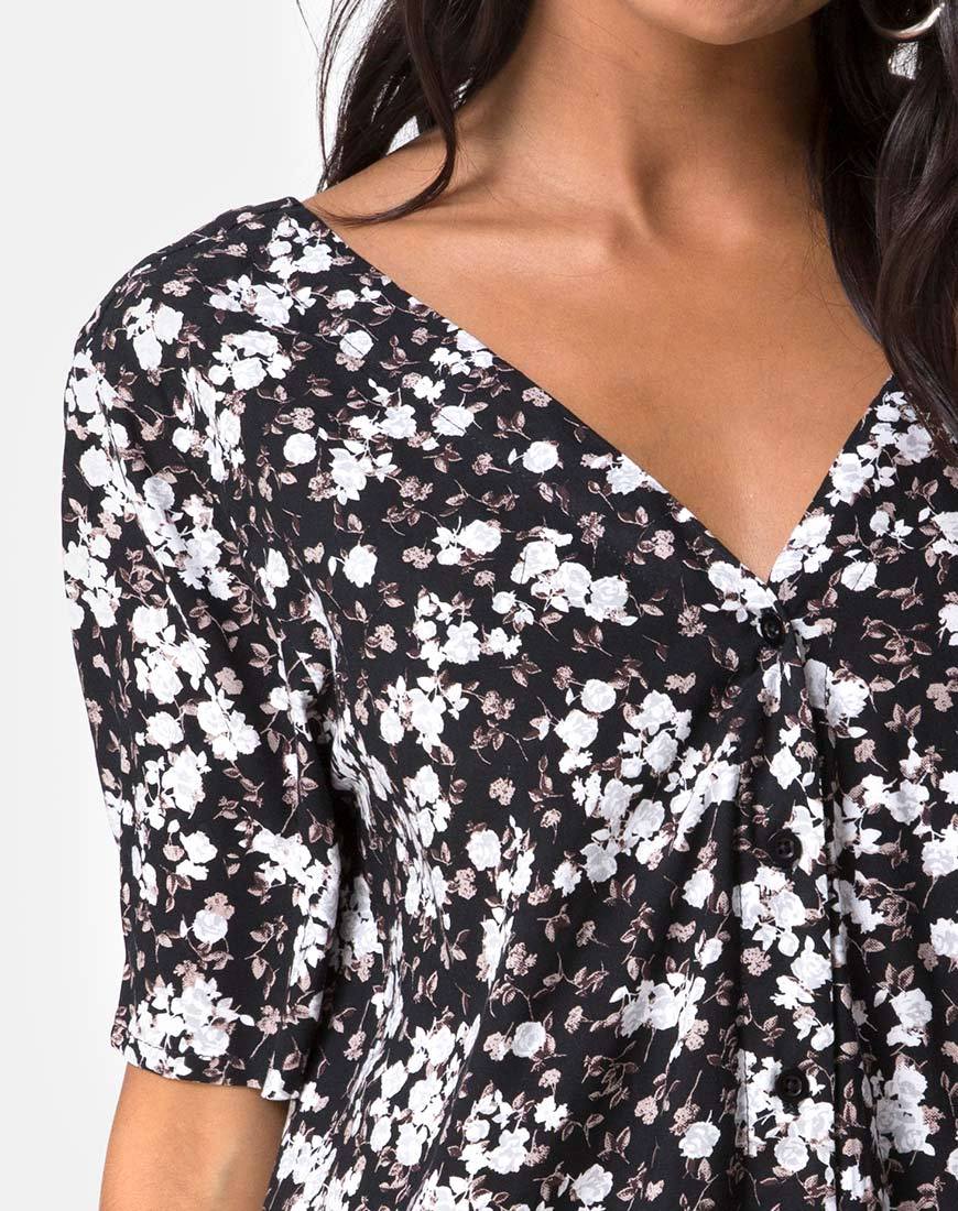 Imagen de Crosena Swing Dress in Dark Wild Flower