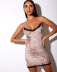 Imagen de Tishe Bodycon Dress in Mesh Sand Leopard