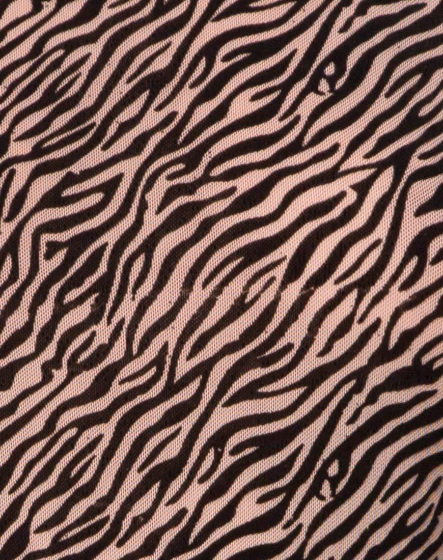 Imagen de Torin Bodycon Dress in Tiger Net Tan