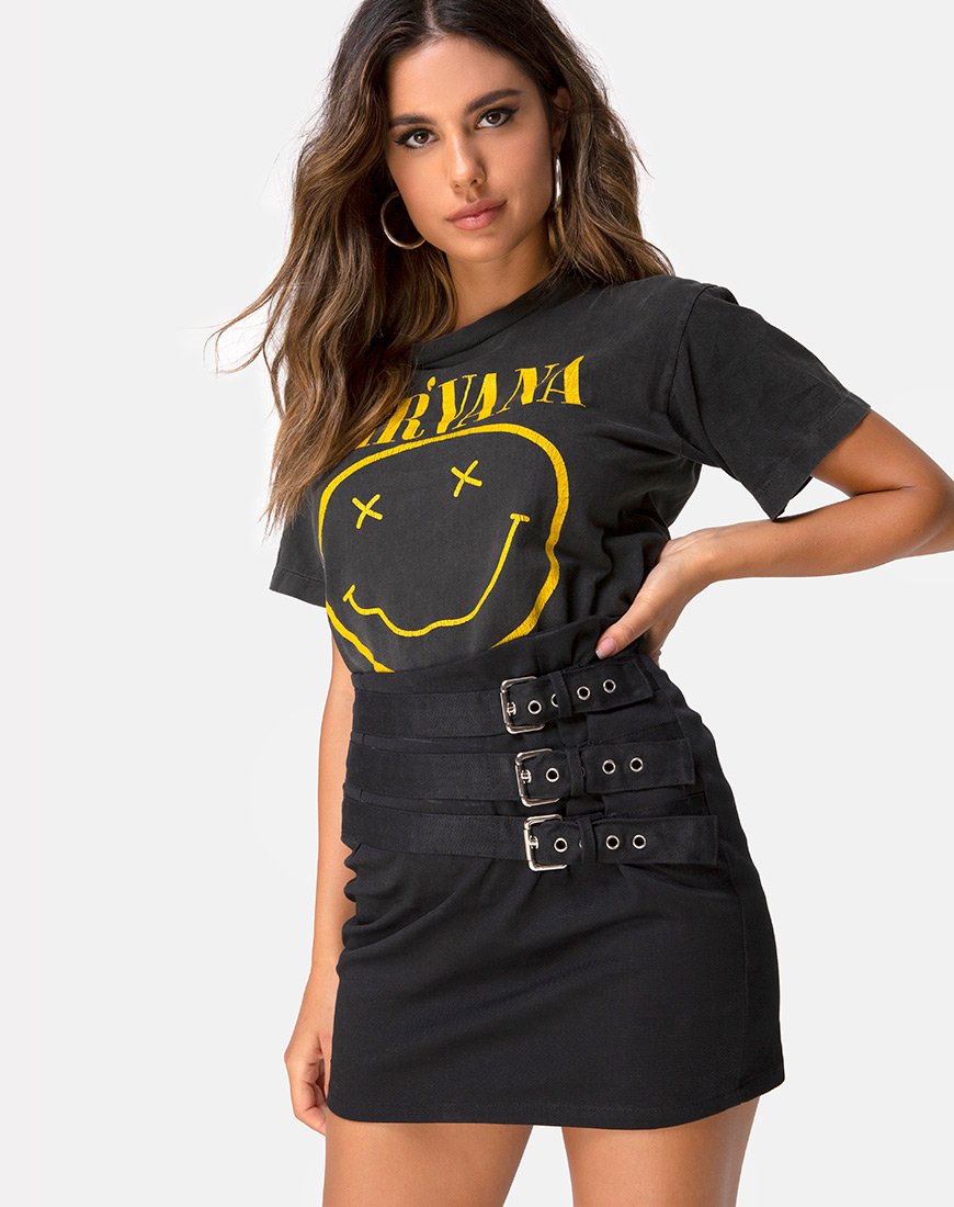 Minifalda Tribel Negra