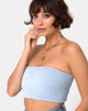 Imagen de Camiseta de punto azul bebé