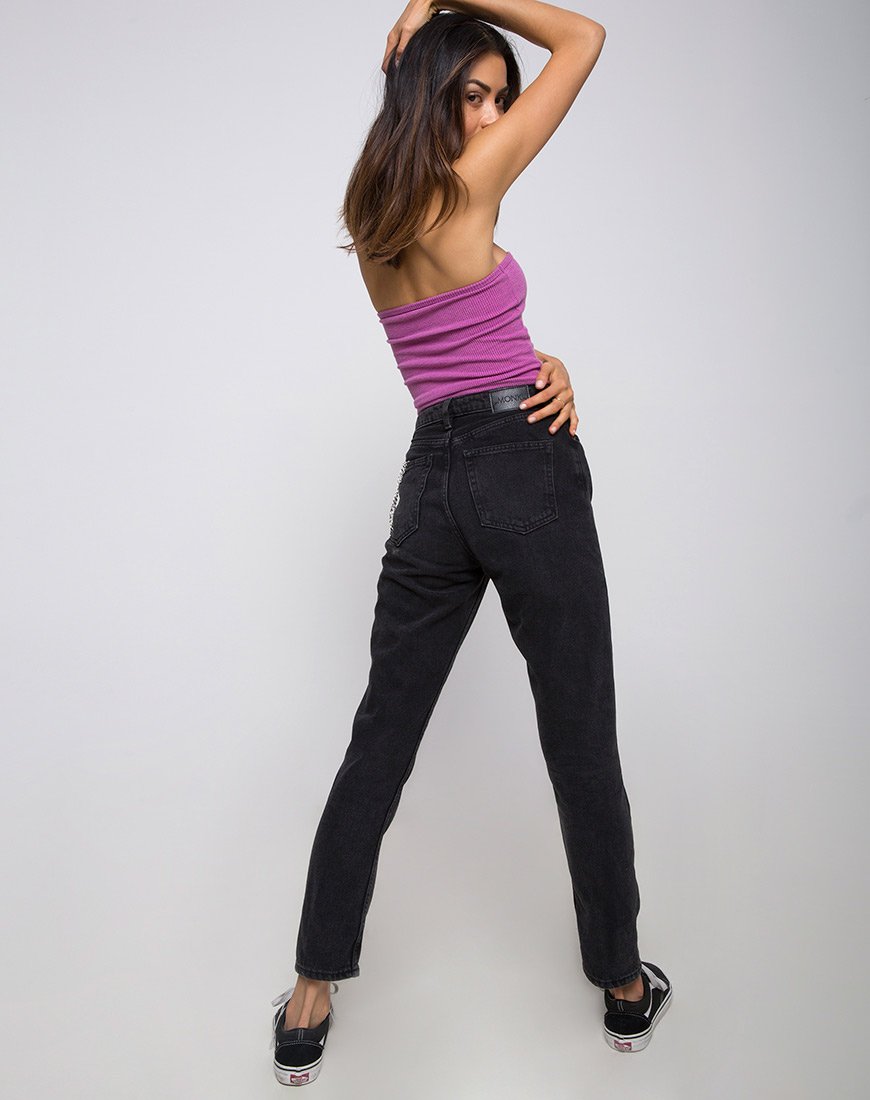 Imagen de Camiseta de tirantes Baby Rib Violeta