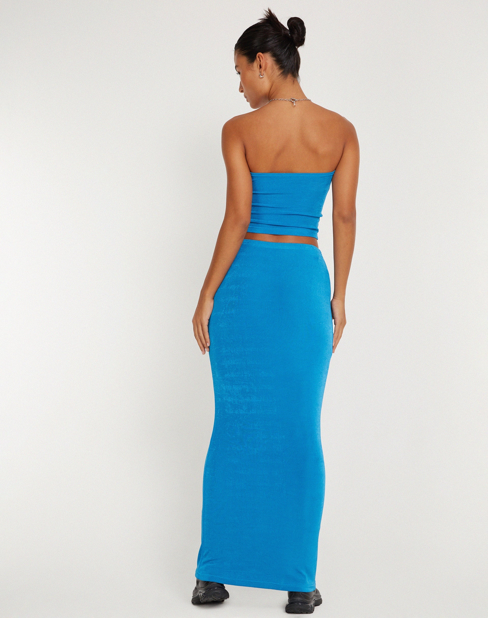 imagen de Tiska Bandeau Top en Azul Eléctrico